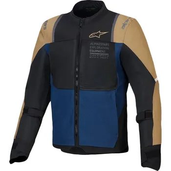 Moto bunda Bunda ST-2 AIR, ALPINESTARS (tmavě modrá/tmavá khaki/černá) 2026 4XL