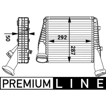 Motor automobilu Chladič turba MAHLE CI 141 000P