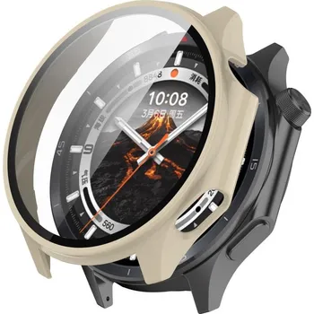 VSECHNONAMOBIL 104453 PC FULL COVER Plastový kryt se sklem pro OnePlus Watch 3 béžový