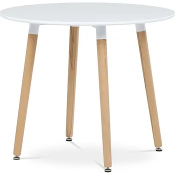 Jídelní stůl Autronic Zouk DT-306WT Jídelní stůl, 90x90x74 cm, bílá