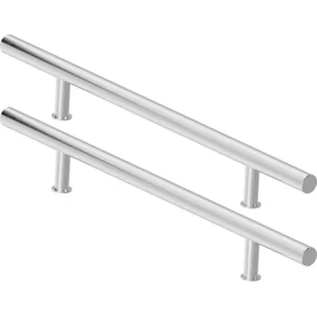 Dveřní kování Madlo 80/50 kulaté oboustranné Nerez