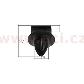 Plastová příchytka (sada 10 ks) ACI UP 71392