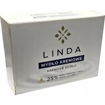 Mýdlo LINDA Krémové mýdlo v kostce PURE CARE, jemná péče o pokožku, 90 g