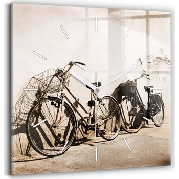 Hodiny Nástěnné hodiny Wallfluent hnědé 30 cm