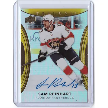 Sběratelská karetní hra 2022-23 UD Trilogy SAM REINHART Gold Auto Podpis
