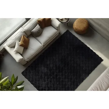 Koberec Kusový koberec Diamond Cut 800 anthracite - 200 x 290 cm - doprava zdarma