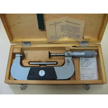 Třmenový mikrometr na ozubená kola 75-100 CSN 251472 DDR