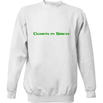 Pánská mikina Mikina bez kapuce Unisex s potiskem Cigaretu po Shrexu pánské