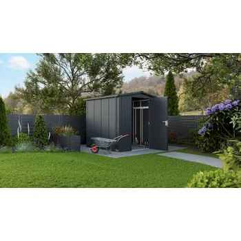 Zahradní domek Zahradní domek HÖRMANN Juno Design JSD9, sedlová střecha, dvoukřídlé dveře