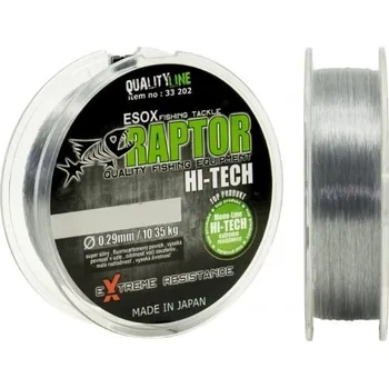 Vlasec ESOX RAPTOR HI-TECH Průměr: 0,10mm / 1,40kg
