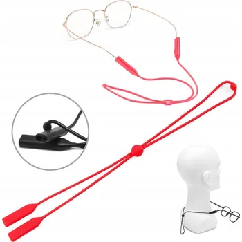 Příslušenství pro čtečku elektronické knihy Silikonový pásek Gumička k brýlím šňůrka s regulací - Červená