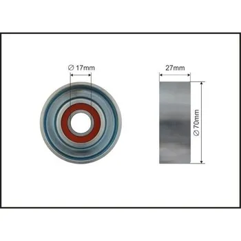 Auto-moto Napínací kladka, žebrovaný klínový řemen CAFFARO 500097