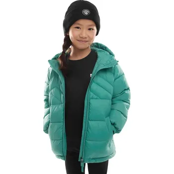 Dívčí bunda SIROKO Dívčí prošívaná bunda Jellybean-G 9 LET ZELENÁ