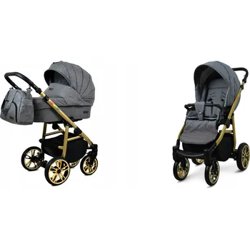 Kočárek Dětský kočárek 2v1 BabyLux COLORLUX kombinovaný kočárek hluboký a sportovní