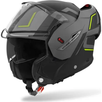 Helma na motorku Přilba MATHISSE 2 Genius, AIROH (žlutá matná) 2026 S