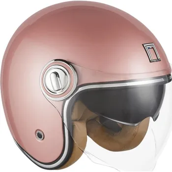 Helma na motorku Přilba HERITAGE, NOX PREMIUM (růžově zlatá) 2026 XS