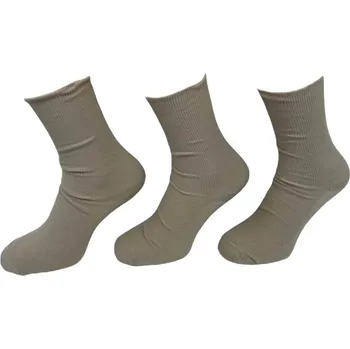 Dámské ponožky Fashion Dámské béžové bavlněné ponožky 5 parů Barva: Béžová, Velikost: 35-38