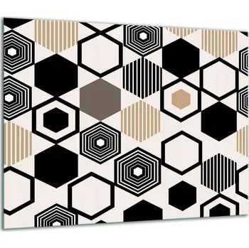 Obraz SKLENĚNÁ OCHRANNÁ DESKA NA SPORÁK 60x52 MOZAIKA