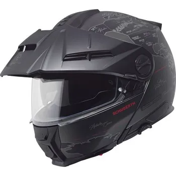 Helma na motorku Moto přilba Schuberth E2 Atlas matt black / red S