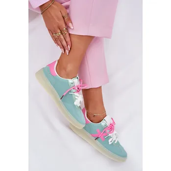 Dámská obuv Nízké Sportovní Boty Dámské S Pantherem Zelevelis Barva: Zelená, Velikost: 38