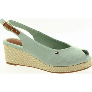 Dámská obuv TOMMY HILFIGER Dámské textilní sandály na klínku FW0FW08595-L90-855 Velikost 39