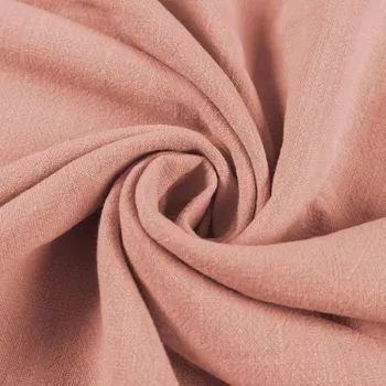 Lněná látka LEN-021 Světle starorůžová - metráž šířka 140 cm