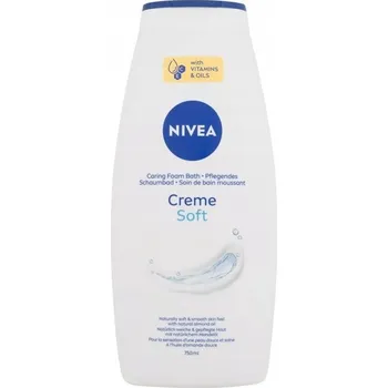 Koupelová kosmetika NIVEA Creme Soft krémová pěna do koupele 750 ml