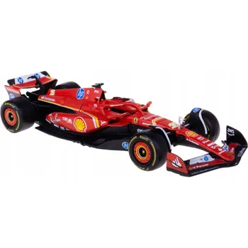 autíčko FERRARI SF24 FORMULE F1 MODEL KOVOVÝ BBURAGO 1:43 #16 C.LECLERC