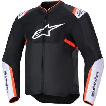 Moto bunda Bunda T-SPS AIR V2, ALPINESTARS (černá/bílá/červená fluo) 2026 S