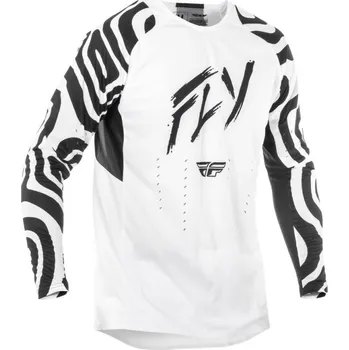 Moto bunda Dres EVOLUTION, FLY RACING - USA 2025 (bílá/černá) L