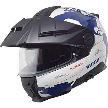 Helma na motorku Moto přilba Schuberth E2 Atlas white / blue 3XL