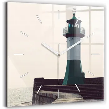 Hodiny Nástěnné hodiny Wallfluent bílé 30 cm