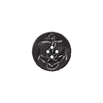 Knoflík ROTHCO Knoflík plastový US NAVY pro PEACOAT ČERNÝ