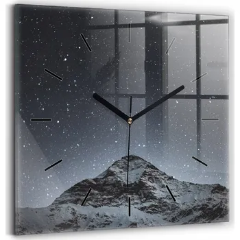 Hodiny Nástěnné hodiny Wallfluent černé 30 cm