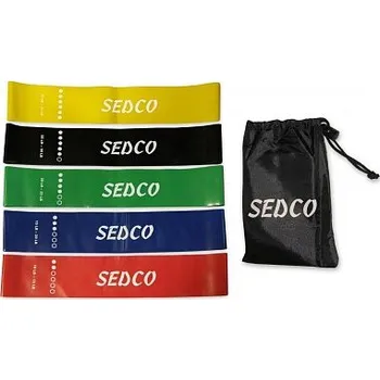 SADA ODPOROVÝCH GUM fitness Sedco SET 5KS ÚROVNÍ