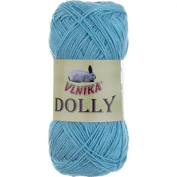 Galanterie Příze Dolly, 513, světlý tyrkys