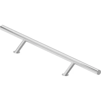 Dveřní kování Madlo 100/50 kulaté šikmé jednostranné Nerez