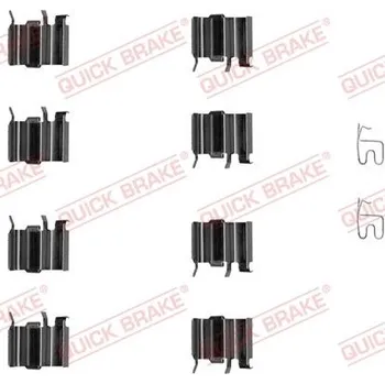 Brzdový systém Sada příslušenství, obložení kotoučové brzdy Quick Brake 109-1244