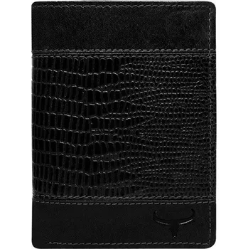 Peněženka Nadčasová pánská kožená peněženka Jim, černá