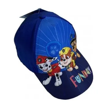 Kšiltovka SpinMaster - Chlapecká / dětská baseballová kšiltovka Tlapková patrola - Paw Patrol - tm. modrá / Marschall, Chase, Ruble 54