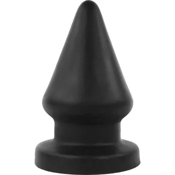 Anální kolík Topped Toys The Grip 144 Obsidian, prémiový silikonový anální kolík 20 x 11,7 cm