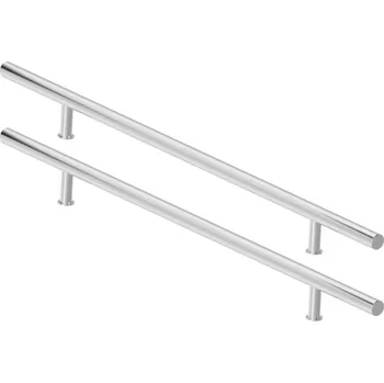 Dveřní kování Madlo 120/80 kulaté oboustranné Nerez