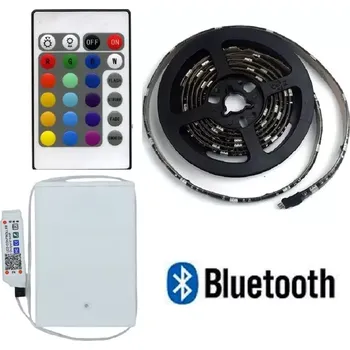 LED páska Light B5241/B LED pásek na baterie RGB 1 metr Bluetooth (Bluetooth LED pásek RGB 1 metr napájení z baterie na DO)