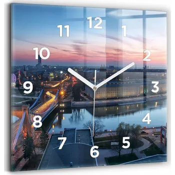 Hodiny Nástěnné hodiny Wallfluent černé 30 cm