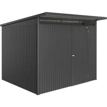 Zahradní domek Biohort Zahradní domek AVANTGARDE ECO A6, tmavě šedá metalíza, jednokřídlé dveře