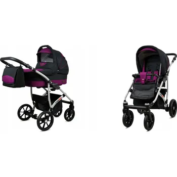 Kočárek Dětský kočárek 2v1 BabyLux LARGO – sporťák a hluboká korba, lehký, s taškou