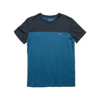 Devold CLASSIC LINEAR pánské triko s krátkým rukávem Ink/Flood