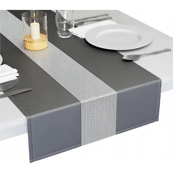 ubrus Běžec na stůl se zirkony 40x180 ubrus hladký běhouny zirkony glamour