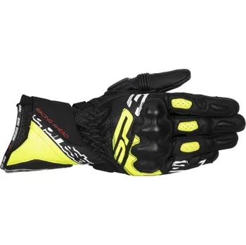 Moto rukavice Rukavice SP-3, ALPINESTARS (černá/žlutá fluo/bílá) 2026 S