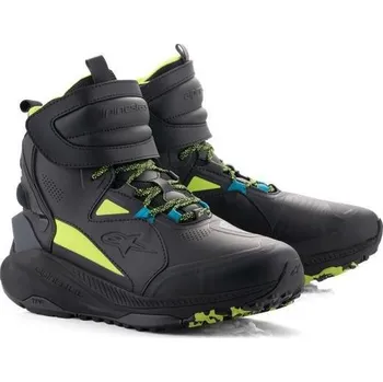 Moto obuv Boty SPEEDSTREET, ALPINESTARS (černá/limetková/modrá) 2026 48